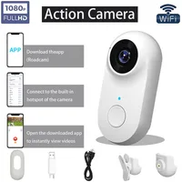 WIFI Thumb HD Sports Camera mini Action Cam Anti Shake Cycling Motorcycle Pet Recorder Chest Collar Neck micro Motion Camcorder 1
