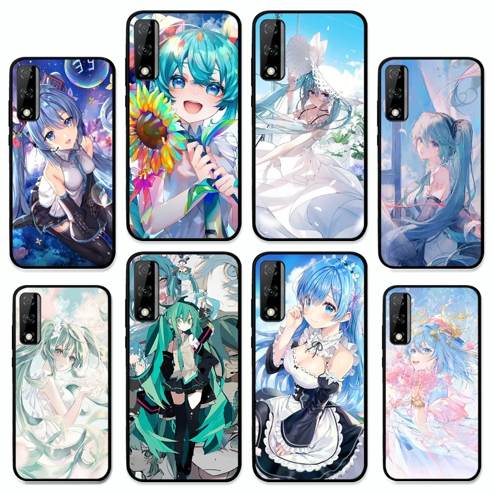 

H-Hatsunes Miku Phone Case For Huawei Y9 6 7 5 Prime Enjoy 7s 7 8 plus 7a 9e 9plus 8E Lite Psmart Shell