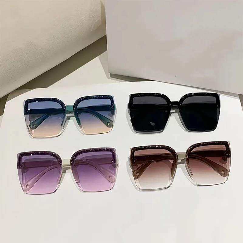 

New Borderless Square Sunglasses Women's Brand Designer Fashion Sun Glasses Women Outdoor Travel Eyewear UV400 Oculos De Sol