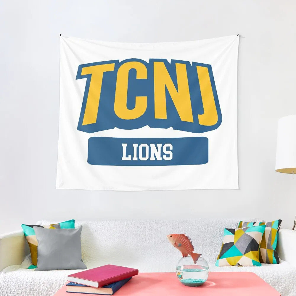 

TCNJ Lions Collegiate Arch Tapestry Decoration Room Bedroom Decor Room Decorator Korean Room Decor Tapestry
