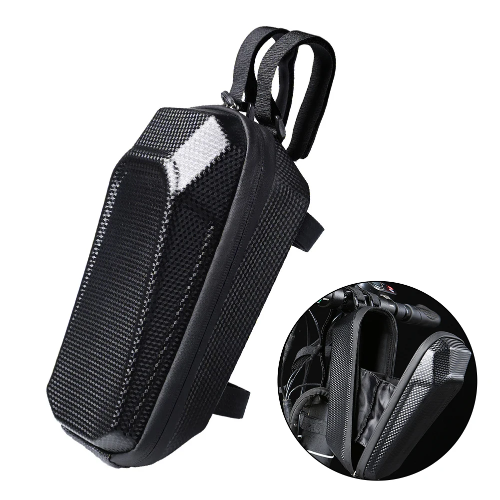 

10/11inch Electric Scooter Front Bag Waterproof EVA Hard Shell Bags Reflective Handlebar Hanging Carrying Bag Storage Accessorie