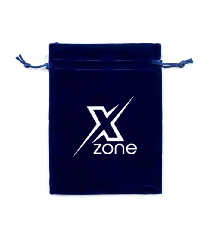 2500 Pieces Dark Blue + 2500 Pieces Orange Color 15x20cm Double Lines Sewing Velvet Bags Gift Pouches Printed With White Logo