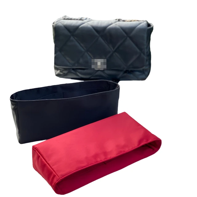 Purse Organizer for Chanel 19 Bag Tote Insert Bag Divider Shape and Protect  Handbag Nylon Satin Fabric - AliExpress