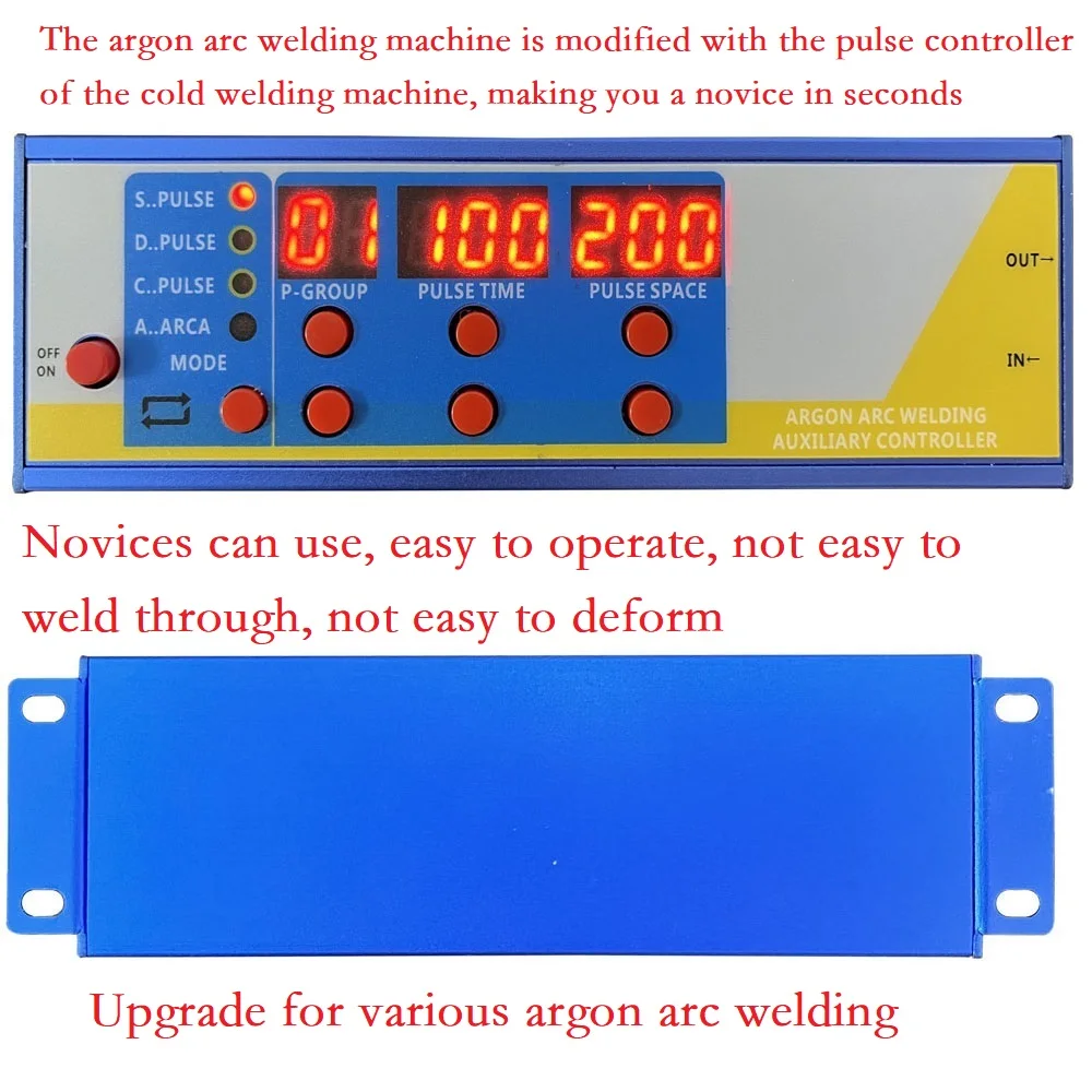 Welding Machine Argonbooglassen Cold Welding Machine Controller Pulse Spot Welding Imitation Laser Welding
