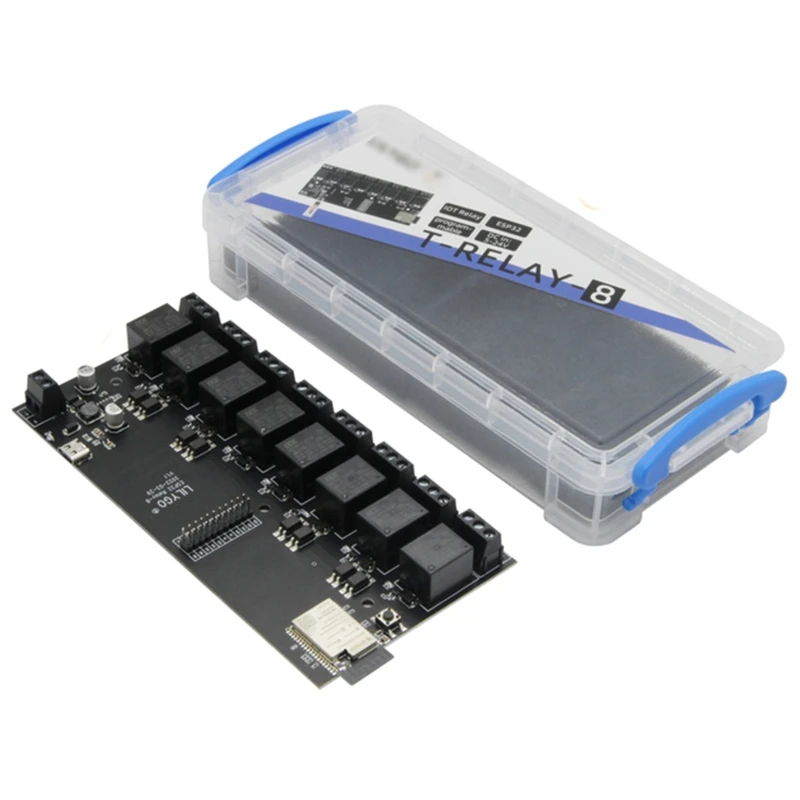 

LILYGO®TTGO-T ESP32 реле DC 5V Chip 8 Channel 4MB Flash T-U2T IoT Downloader