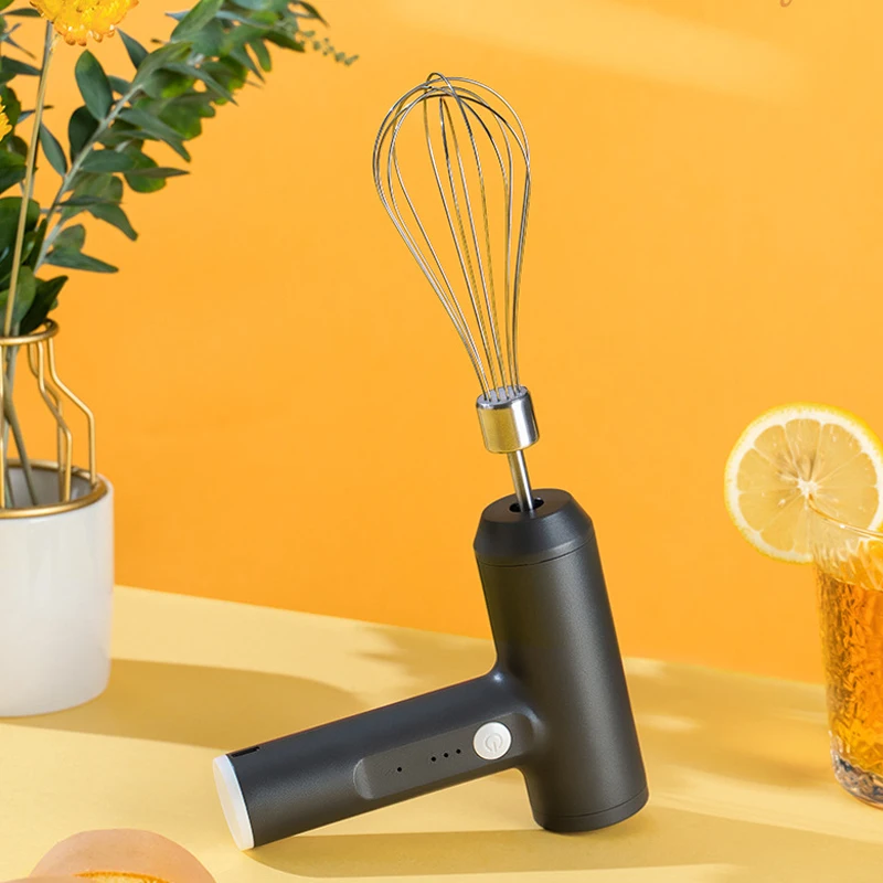 USB Electric Milk Frother Multifunction Portable Eggbeater Coffee Maker Whisk Mixer For Drink Cappuccino Cream Handheld Foamer 4