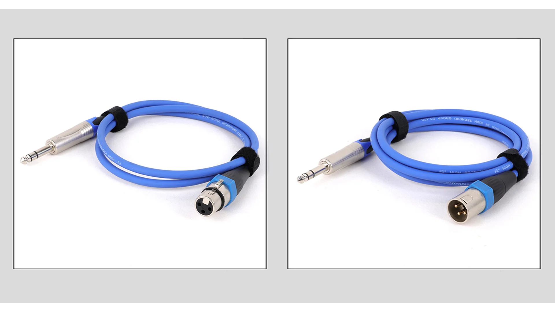 GuerGuo 0,3 M-25 M 6,35mm Stereo 1/4 Zoll TRS Stecker Jack Auf 3Pin Buchse/männlich XLR Bunte Kabel Für Audio Sound Box Mixer – Detail 6