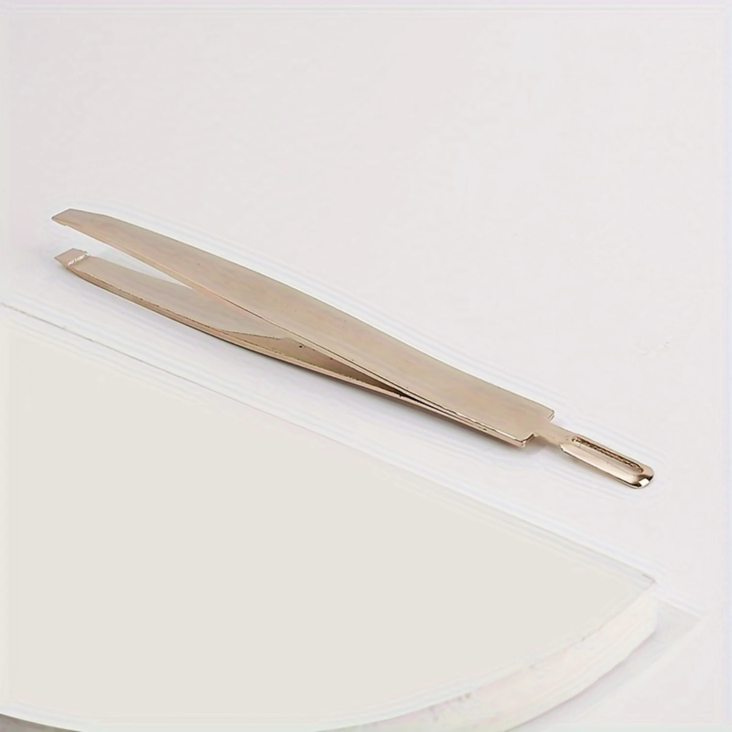 Stainless Steel Precision Tweezers-Dual-Ended, Slanted Tip For Eyebrows & Ingrown Hair Removal, Ideal For Men & Women Eyebrow