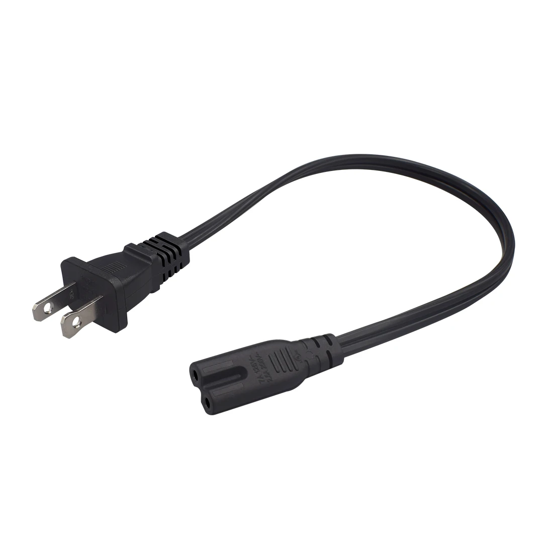JORINDO NEMA 1-15P to IEC320 C7 Power Cable 2 Slot Polarized to Figure 8 shape interface AC Adapter Power Cord Power Cable Power Cord Ac Adapter