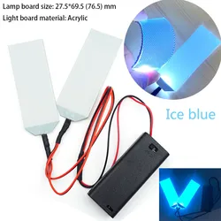 LED Cosplay Eyes - Flexible DIY Light Accessories for Halloween and Exhibitions (Ice Blue)