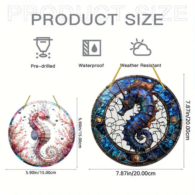 Dolphin Acrylic SunCatcher - 2 sizes - Image 2