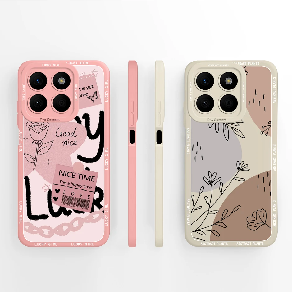 Elegant Floral Silicone Phone Case - Soft and Durable Cover with Advanced Design