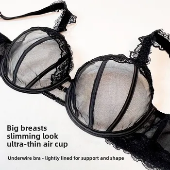 Plus Size Full Coverage Bra for Large Bust - Minimizer Support Underwire Lingerie - Anti Sagging Comfortable Bras 85D-95J