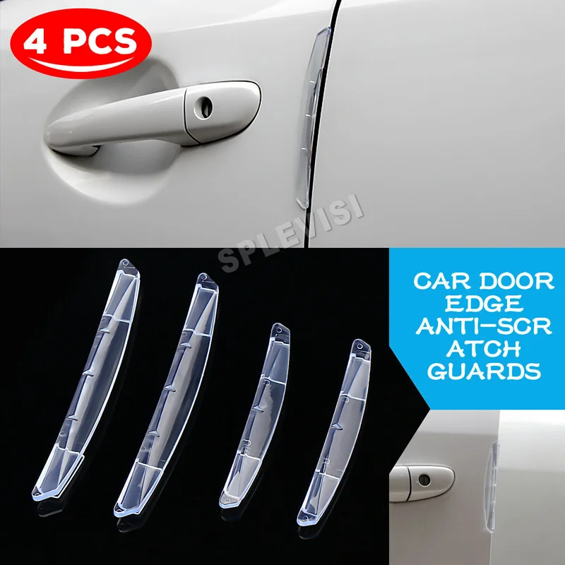 

4x Clear Car Door Edge Protector Film Anti-Scratch Stickers Guard Strip Accessories