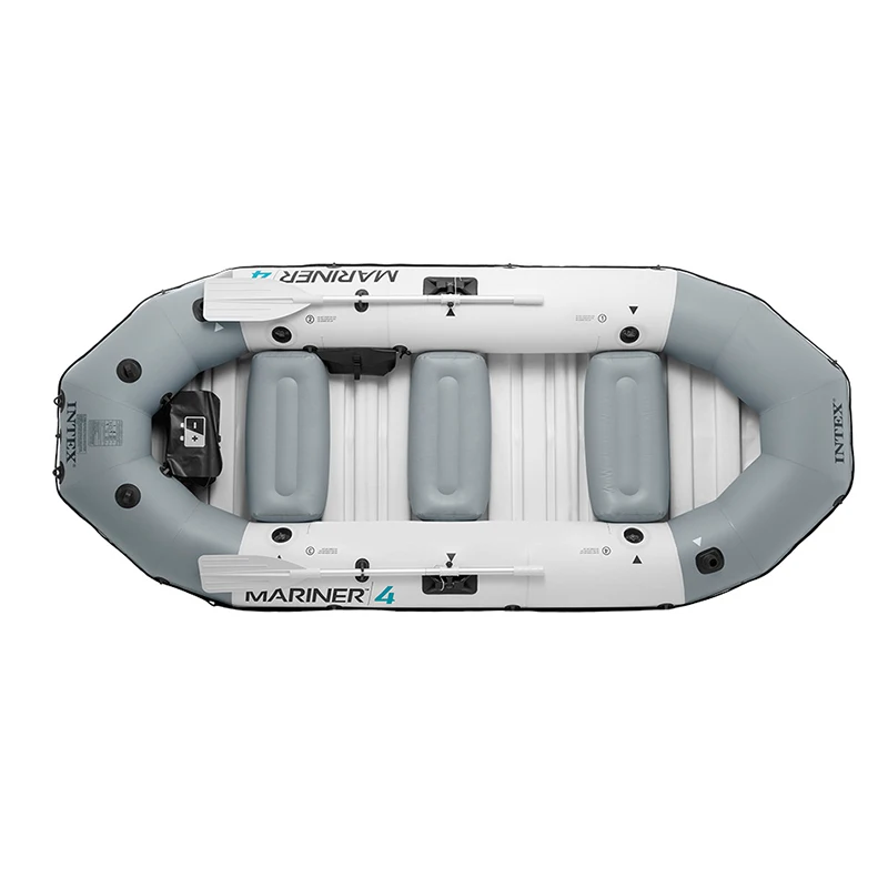 Intex 68376 전문 시리즈 마리너 4 세트, 팽창식 뗏목 PVC 낚시 보트, 핫 세일