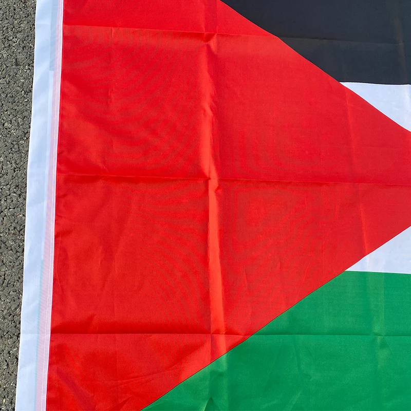 Custom Flag aerlxemrbrae Large Palestine 60*90cm /150 x 90cm hanging Polyester Gaza Palestinian banner