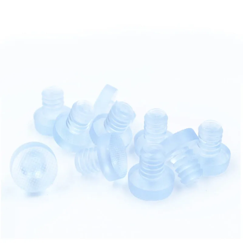 Bolsa Bolsa Macio Transparente Borracha Stem Bumpers Parafusos Hole Plugs Armário Roupeiros Poeira Plugs Cadeira Silenciadores Evitar Fricção Peças