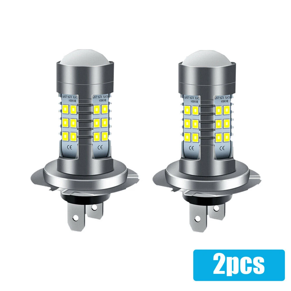 

Headlight Bulb Kit H7 LED Bulbs Kit Auto Car 2 Pieces 8.5*4.0 Cm H7 Super Bright 6000K Waterproof White Brand New