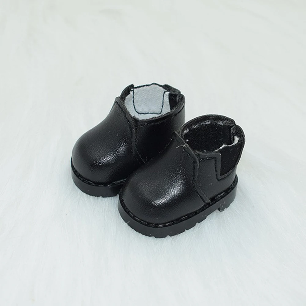 Shoes Only]17cm Labubu Doll Leather Shoes BJD Doll Stylish