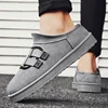 Men's Winter Semi-flip-flops Thickened Velvet Outdoor  Cotton Shoes 2