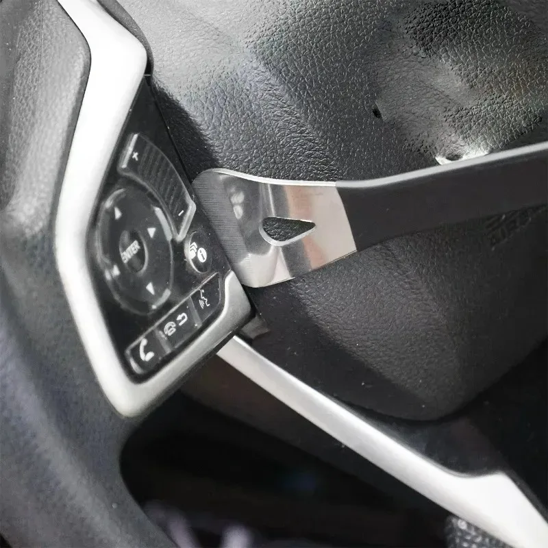 Stainless Steel Car Clip Pry Tool Scratch-Free Auto Trim Removal Tool Set Dashboard Door Panel Fastener Disassembly Car Repair