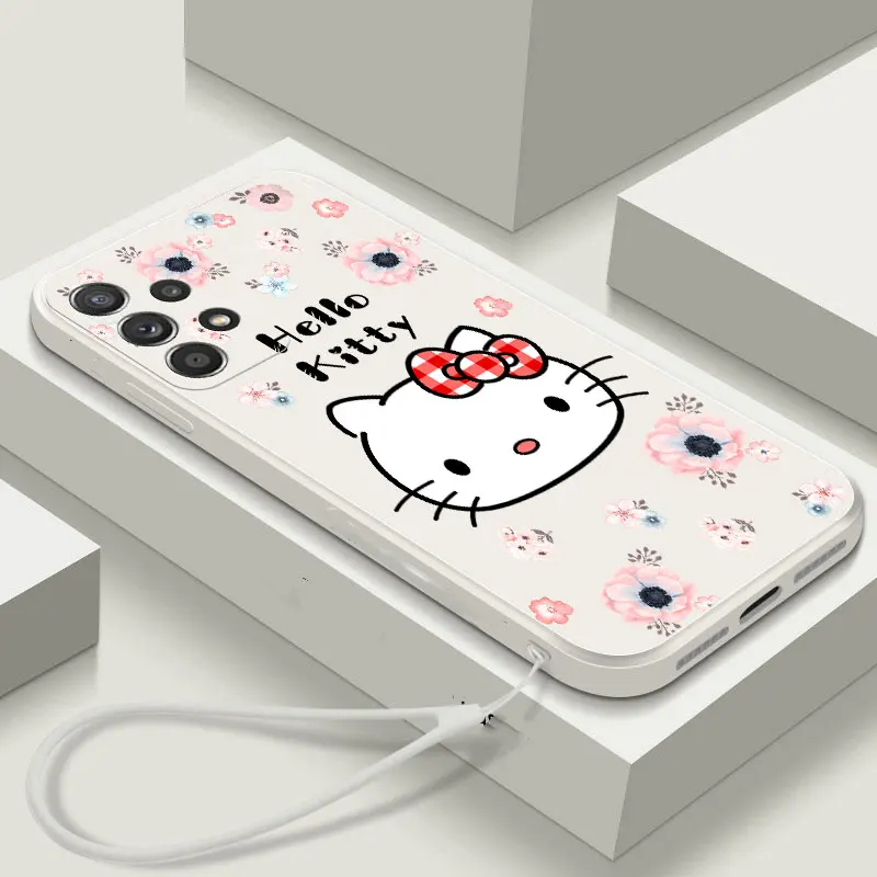 thumbnail image 1 of Cartoon Cute Kitty Flower Tpu Case For Samsung Galaxy A34 A54 A14 A13 S24 Plus Ultra A23 A11 A12 A24 A25 A50 A21S A22 A31 Cover, 1 of 4