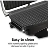 Steak Lover's Electric Indoor Searing Grill, Nonstick 100 Square, Stainless Steel (25331), Black and Stainless, Medium 6
