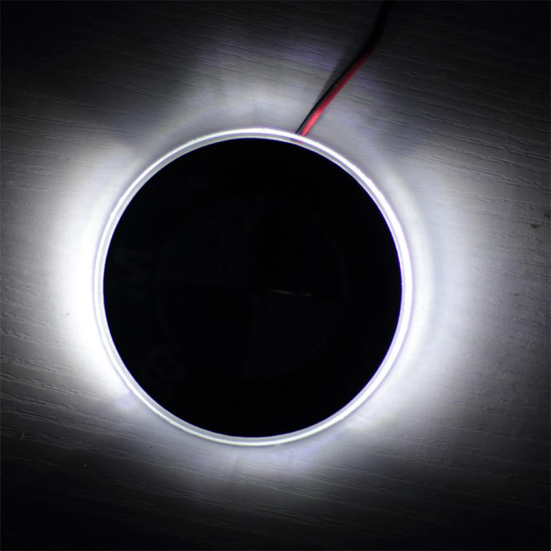 2D 자동차 LED 로고 후면 배지 라이트 스티커 엠블럼 테일 램프 forBMW 메르세데스 벤츠 혼다 도요타 닛산 스즈키 포드 뷰익 시보레