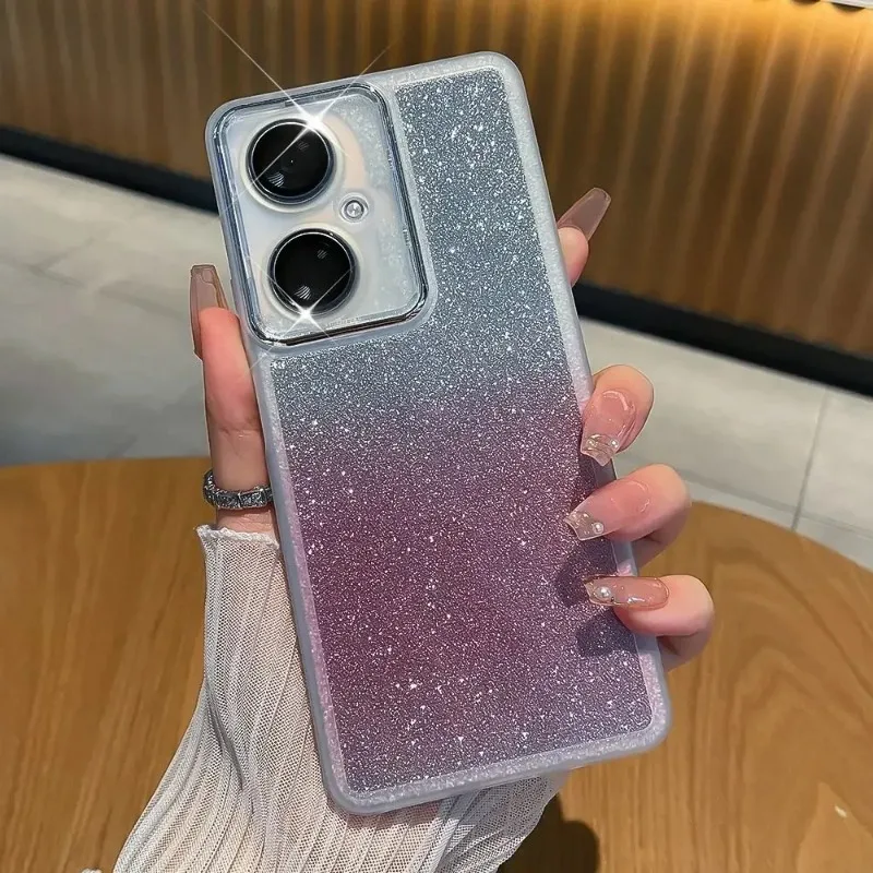 Luxury Glitter Ring Holder Phone Case - Full-Inclusive Shockproof Protection Cover