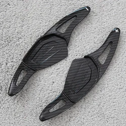 Car Steering Wheel Shifter Paddle Extension DSG Sticker Styling - Premium Enhancement (Carbon Fiber Black)