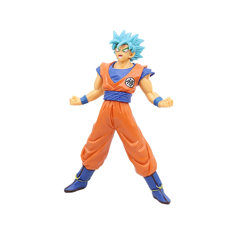 Son Goku Super Saiyan Figure Anime Dragon Ball Goku DBZ Action Figure Model Gifts Collectible Figurines for Kids 18cm