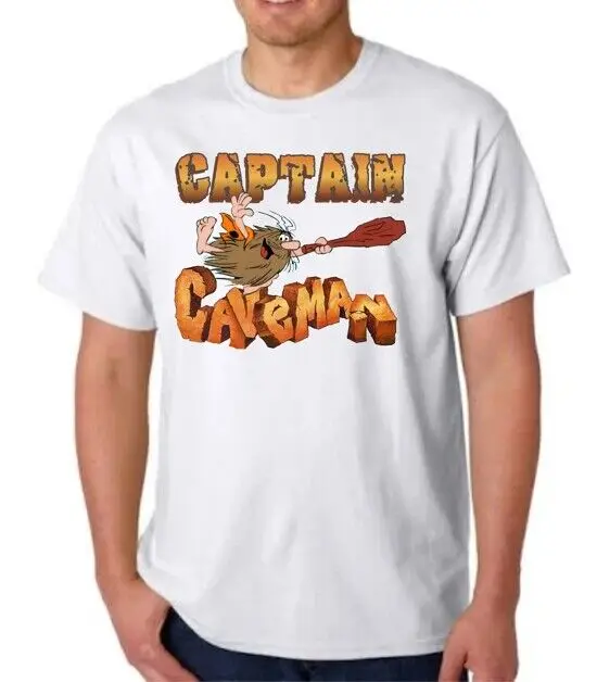 Captain Caveman T-Shirt Cartoon Hanna Barbera Versione Esclusiva 2