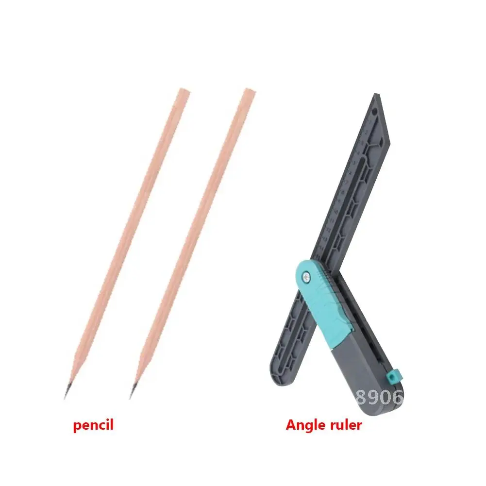 

ABS Wooden Marking Gauge Protractor Lock Angle Measure Tool Adjustable Angle Measuring Ruler For Carpenter Dropshipping