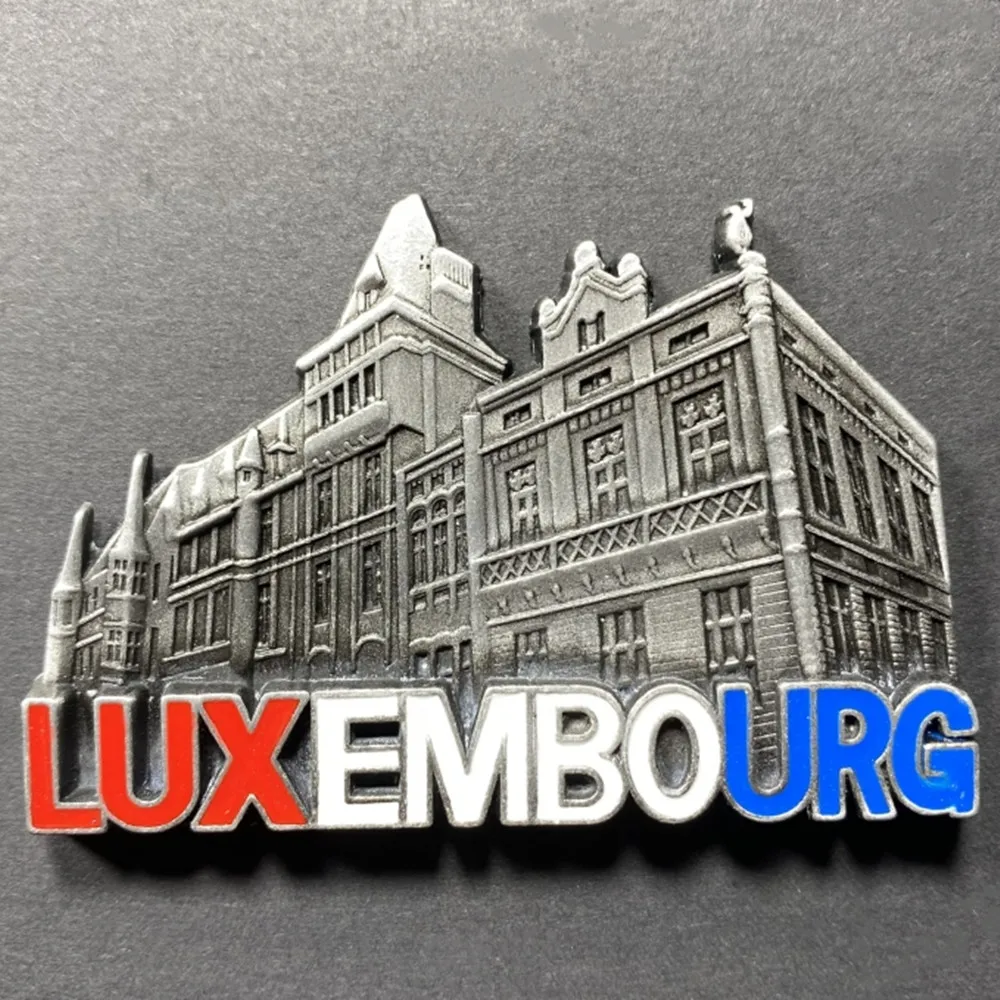 Europe Luxembourg 3D Fridge Magnets Tourism Souvenir Refrigerator Magnets Sticker Collection Handicraft Decoration Articles magnetic fridge magnets magnetic sticker magnetic fridge stickers refrigerator decor