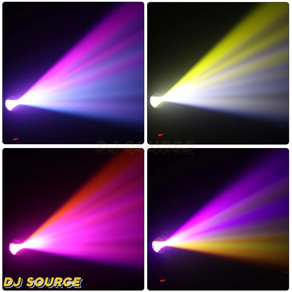 디스코 파티 클럽 무대 효과 조명, 18 회전 프리즘 레인보우 효과, 200W LED 빔 스팟 무빙 헤드 라이트, DMX512, 11, 13 채널