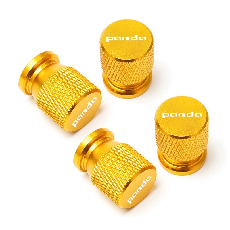 Car Wheel Tire Valve Caps Tyre Stem Covers for FIAT PANDA