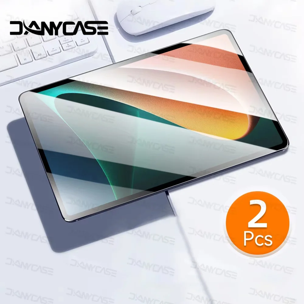Premium 2-Piece Glass Protector for Tablets - Ultra-Durable 9H Screen and Lens Protection Film