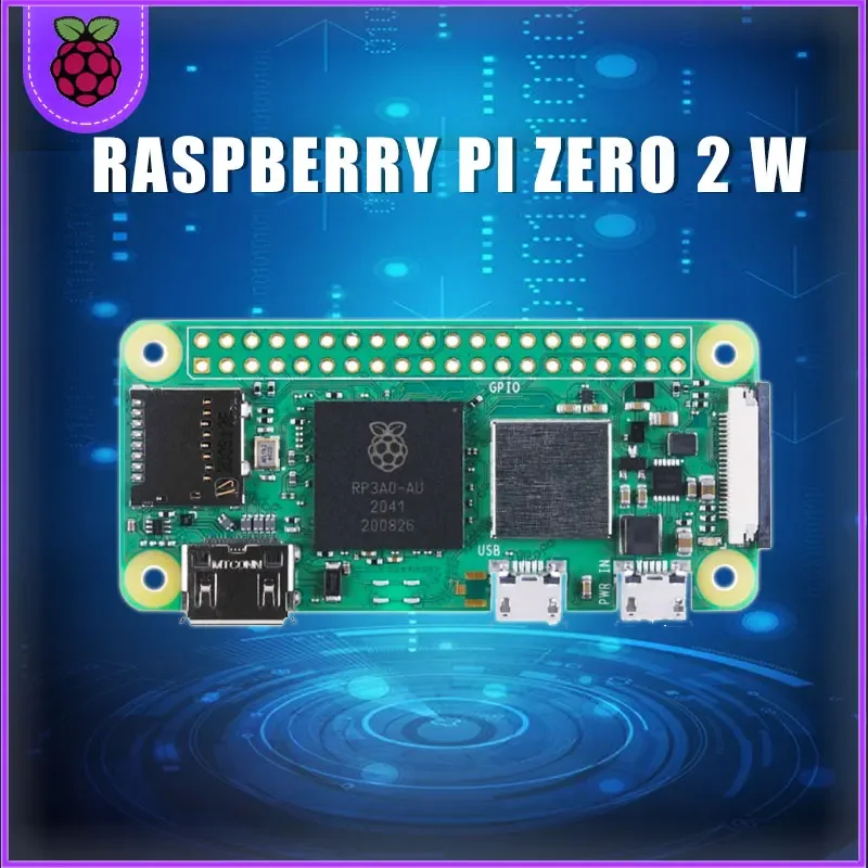 クアッドコアプロセッサを搭載したraspberrypi-zero-2-wアームcortex-a531ghz512mbのsdramワイヤレスlan-rp0-2-wrp3a0-a