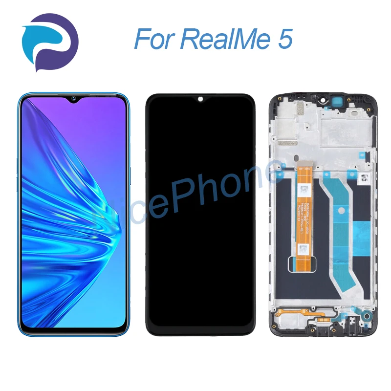 

ЖК-экран + сенсорный дигитайзер для RealMe 5, 1520*720, RMX1911, RMX1919, ЖК-экран для RealMe 5