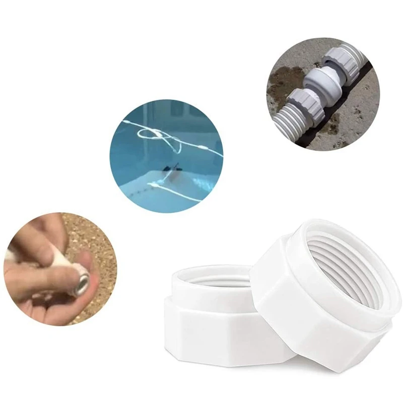 Swimming Pool Cleaning Kit Pool Cleaner Hose Swivel D20 And Hose Nut D15 Replace For Zodiac Polaris 280 180 380 3900 (9 Pack)