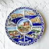 15cm Creativity London Tourist Souvenir France Nordic Decorative Dishes Wall Sofa Background Pendant Hand-painted Ceramic Disc 4