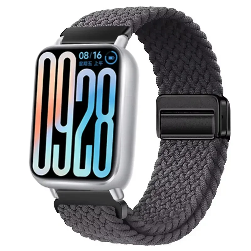 Nylon Braided Magnetic Buckle Strap - Breathable & Comfortable Replaceable Band