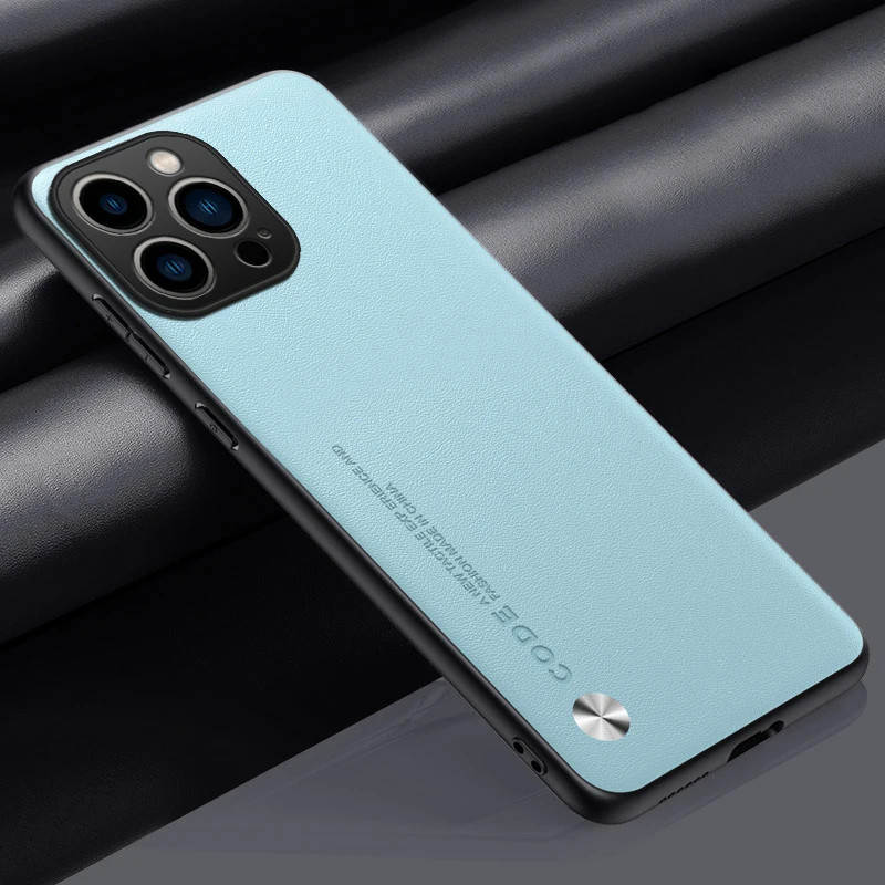 Elegant Ultrathin Leather Phone Case - Shockproof Soft Back Cover
