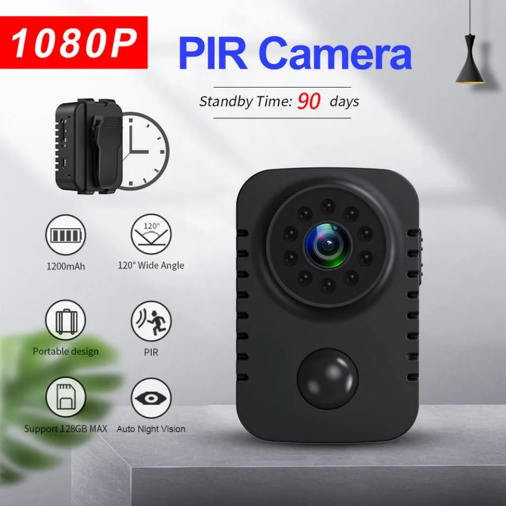 MD29 MD31 Mini Body Camera 1080P HD Security Pocket Cam Night Vision PIR Video Recorder Bike