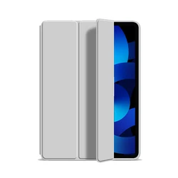 Enhanced Tri - Fold Magnetic Stand Tablet Cover - iPad10th 11th(A16) (Grey)