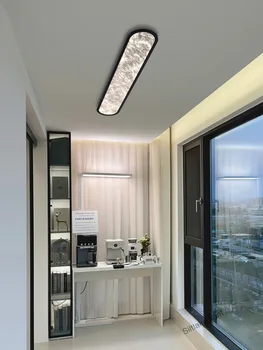 Balcony lamp ceiling lights modern simple Italian minimalist long corridor aisle lamp ultra-thin cloud entrance porch lamps