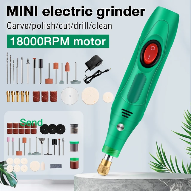 Machine à polir électrique 12V 18000 tr/min, graveur DIY, stylo de gravure, micro-outils rotatifs, perceuse pour bijoux et métaux 1