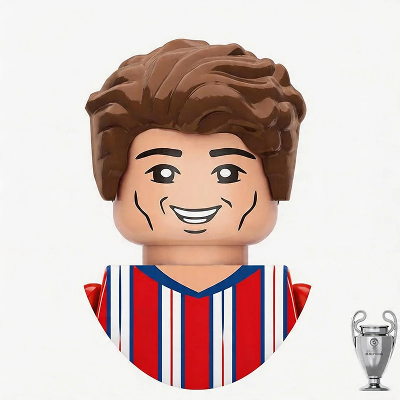 생일 선물 월드컵 축구 스타 축구 선수 블록 미니피규어 세트 조립 브릭 액션 피규어 모델 장난감