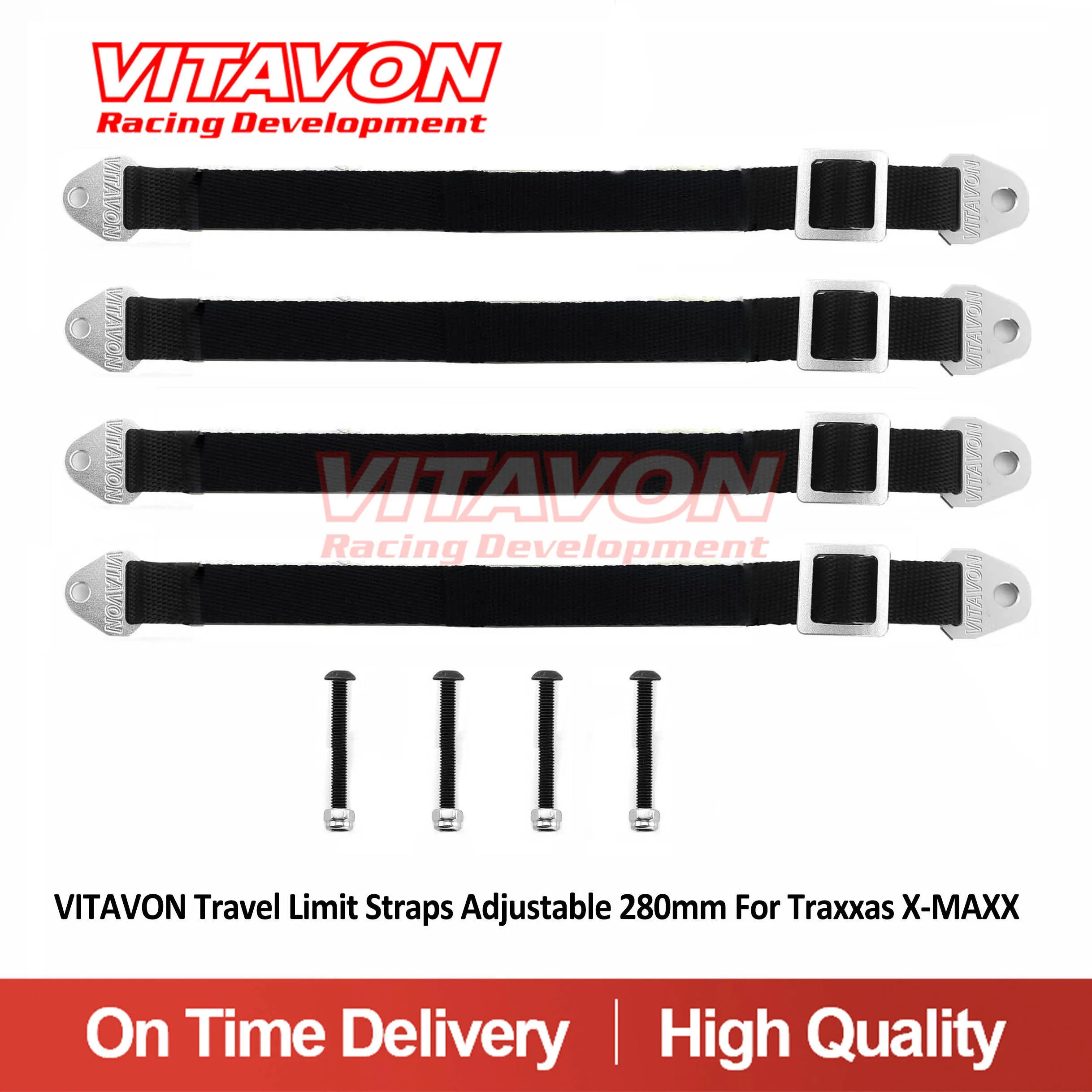 Cinghie Limite Di Viaggio Vitavon Regolabili 210Mm Per Arrma Kraton 8S/Outcast 8S