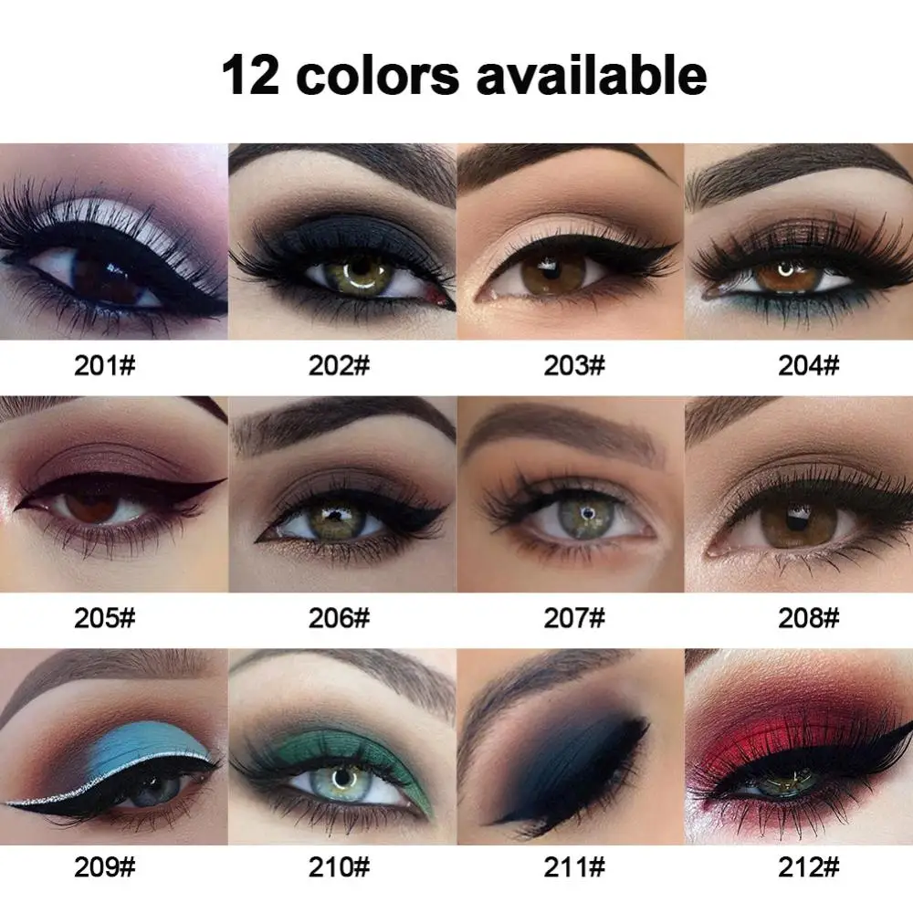 PHOERA 12 Colors Eye Shadow Natural Matte Waterproof Palette Pigment Eyeshadow Makeup Beauty Cosmetic Beauty Eye Make Up eye shadow,eye shadow plate